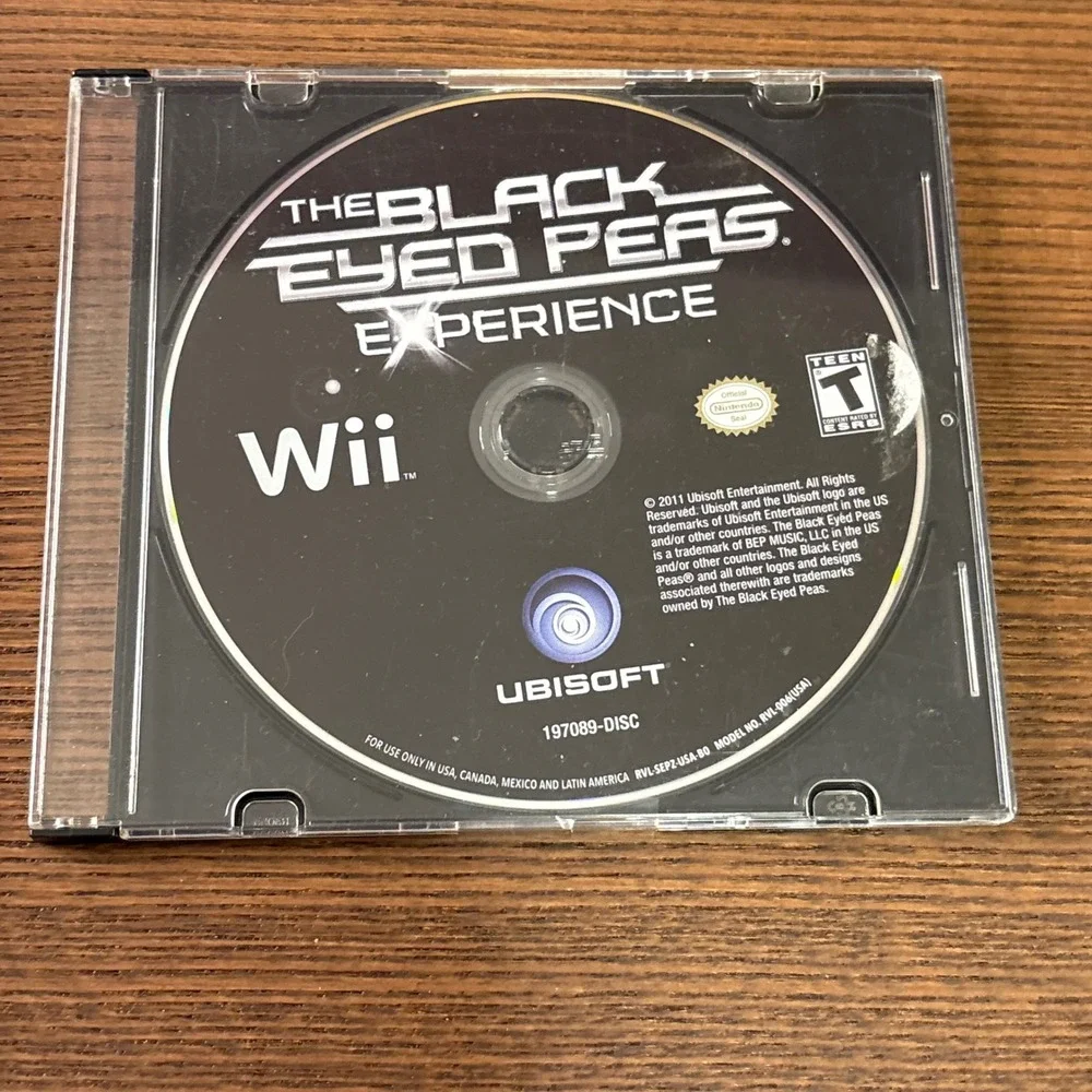 Nintendo Wii Battle of the Bands & Black Eyed Peas‎ Experience Game Bundle Lot